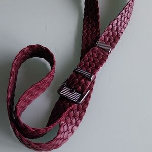 Jil Sander Vintage 80s Woven Leathet Belt